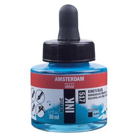 Talens Amsterdam 517 Kings Blue 30 ml Sıvı Akrilik Mürekkep Boya