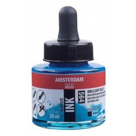 Talens Amsterdam 564 Brilliant Blue 30 ml Sıvı Akrilik Mürekkep Boya