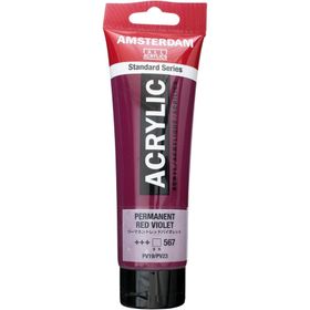 Talens Amsterdam 567 Permanent Red Violet 120 ML Akrilik Boya
