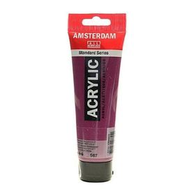Talens Amsterdam 567 Permanent Red Violet 120 ml Akrilik Boya