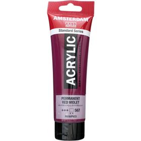 Talens Amsterdam 567 Permanent Red Violet 120 ML Akrilik Boya