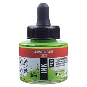 Talens Amsterdam 617 Yellowish Green 30 ml Sıvı Akrilik Mürekkep Boya