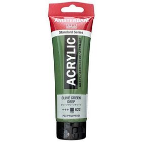 Talens Amsterdam 622 Olive Green Deep 120 ml Akrilik Boya