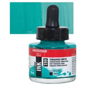 Talens Amsterdam 661 Turquoise Green 30 ml Sıvı Akrilik Mürekkep Boya