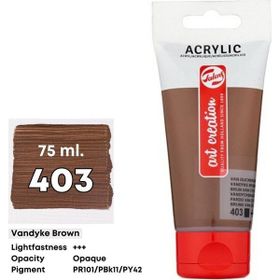 Talens Art Creation 75 ml Vandyke Brown 403 Akrilik Boya