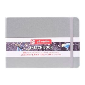 Talens Art Creation Shiny Silver 80 Yaprak 140 gr A5 Sketch Book Eskiz Defteri