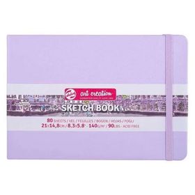 Talens Art Creation Sketch Book 80 Yaprak 140 gr A5 Pastel Violet Eskiz Defteri