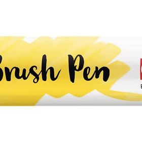 Talens Ecoline 201 Light Yellow Fırça Uçlu Sulu Boya Kalemi