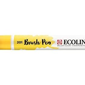 Talens Ecoline 201 Light Yellow Fırça Uçlu Sulu Boya Kalemi