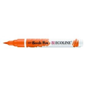 Talens Ecoline 237 Deep Orange Fırça Uçlu Sulu Boya Kalemi