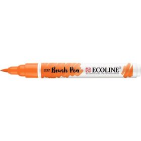 Talens Ecoline 237 Deep Orange Fırça Uçlu Sulu Boya Kalemi