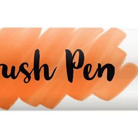 Talens Ecoline 237 Deep Orange Fırça Uçlu Sulu Boya Kalemi