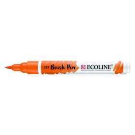 Talens Ecoline 237 Deep Orange Fırça Uçlu Sulu Boya Kalemi
