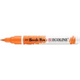 Talens Ecoline 237 Deep Orange Fırça Uçlu Sulu Boya Kalemi