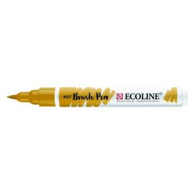 Talens Ecoline 407 Deep Ochre Fırça Uçlu Sulu Boya Kalemi