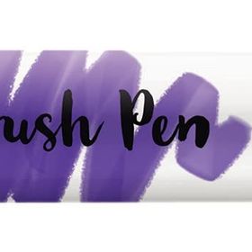 Talens Ecoline Blue Violet Fırça Uçlu Sulu Boya Kalemi