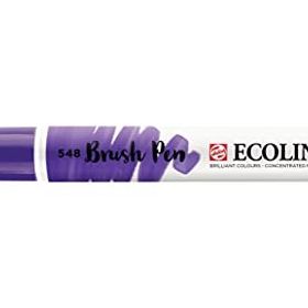 Talens Ecoline Blue Violet Fırça Uçlu Sulu Boya Kalemi