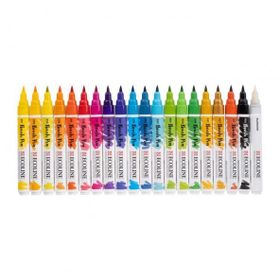 Talens Ecoline Brush Pen 20 Renk Fırça Uçlu Çizim Kalemi Seti