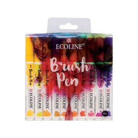 Talens Ecoline Brush Pen 20 Renk Fırça Uçlu Çizim Kalemi Seti