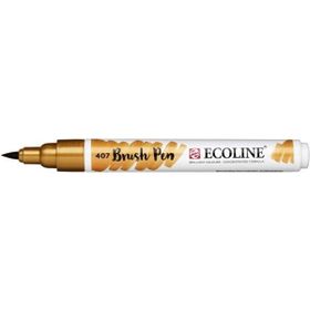 Talens Ecoline Brush Pen 407 Deep Ochre Fırça Uçlu Çizim Kalemi