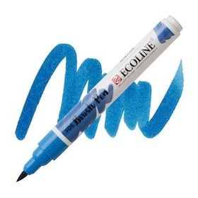 Talens Ecoline Brush Pen 506 Ultramarine Deep Fırça Uçlu Çizim Kalemi