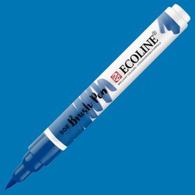 Talens Ecoline Brush Pen 508 Prussian Blue Fırça Uçlu Çizim Kalemi
