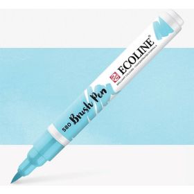 Talens Ecoline Brush Pen 580 Pastel Blue Fırça Uçlu Çizim Kalemi