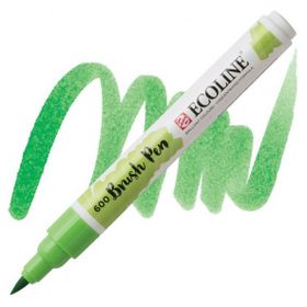 Talens Ecoline Brush Pen 600 Green Fırça Uçlu Çizim Kalemi