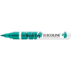 Talens Ecoline Brush Pen 654 Fir Green Fırça Uçlu Çizim Kalemi