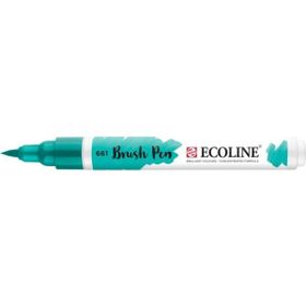 Talens Ecoline Brush Pen 661 Turquise Green Fırça Uçlu Çizim Kalemi