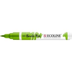 Talens Ecoline Brush Pen 665 Spring Green Fırça Uçlu Çizim Kalemi