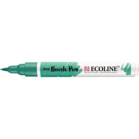 Talens Ecoline Deep Green Fırça Uçlu Sulu Boya Kalemi