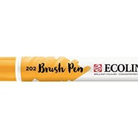 Talens Ecoline Deep Yellow Fırça Uçlu Sulu Boya Kalemi