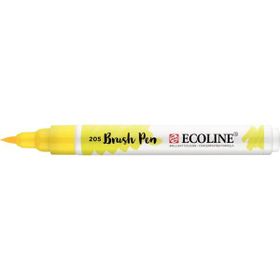 Talens Ecoline Lemon Yellow Fırça Uçlu Sulu Boya Kalemi