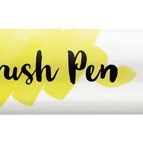 Talens Ecoline Lemon Yellow Fırça Uçlu Sulu Boya Kalemi