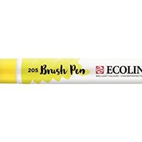 Talens Ecoline Lemon Yellow Fırça Uçlu Sulu Boya Kalemi