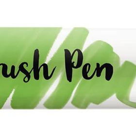 Talens Ecoline Light Green Fırça Uçlu Sulu Boya Kalemi