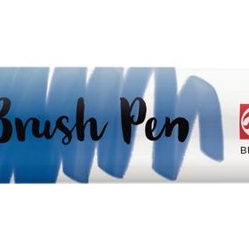 Talens Ecoline Prussian Blue Fırça Uçlu Sulu Boya Kalemi