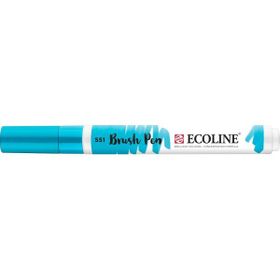 Talens Ecoline Sky Blue Light Fırça Uçlu Sulu Boya Kalemi