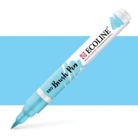 Talens Ecoline Sky Blue Light Fırça Uçlu Sulu Boya Kalemi