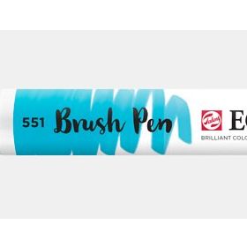 Talens Ecoline Sky Blue Light Fırça Uçlu Sulu Boya Kalemi