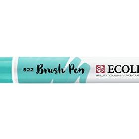 Talens Ecoline Turquoise Blue Fırça Uçlu Sulu Boya Kalemi