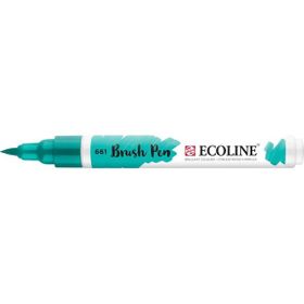 Talens Ecoline Turquoise Green Fırça Uçlu Sulu Boya Kalemi