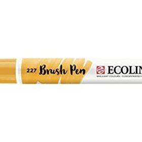 Talens Ecoline Yellow Ochre Fırça Uçlu Sulu Boya Kalemi