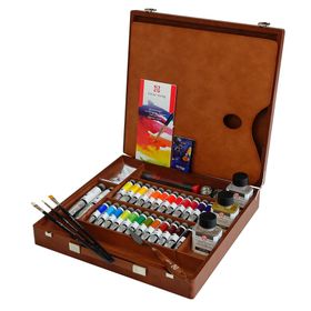 Talens Expert Box Usta Ahşap Kutulu Van Gogh Yağlı Boya Seti