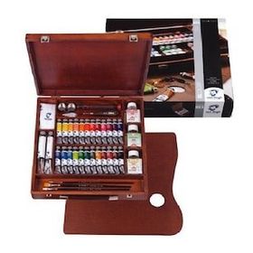 Talens Expert Box Usta Ahşap Kutulu Van Gogh Yağlı Boya Seti