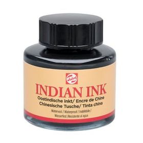 Talens Indian Ink Siyah 30 ml Çini Mürekkebi