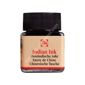 Talens Indian Ink Siyah 30 ml Çini Mürekkebi