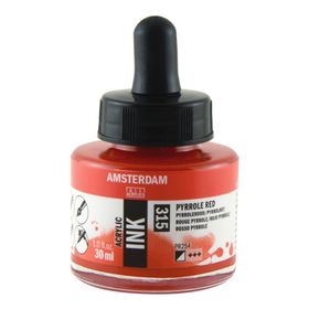 Talens N:315 Amsterdam 30ml Pyrrole Red Akrilik Mürekkebi