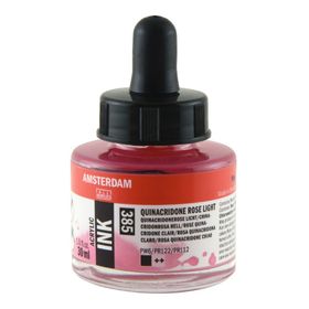 Talens N:385 Amsterdam 30ml Quinacridone Rose Light Akrilik Mürekkebi